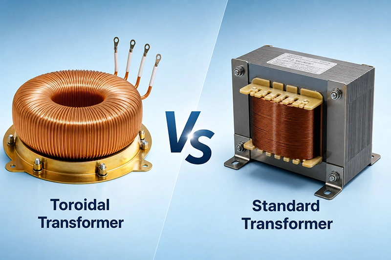 difference between toroidal and standard transformers?
