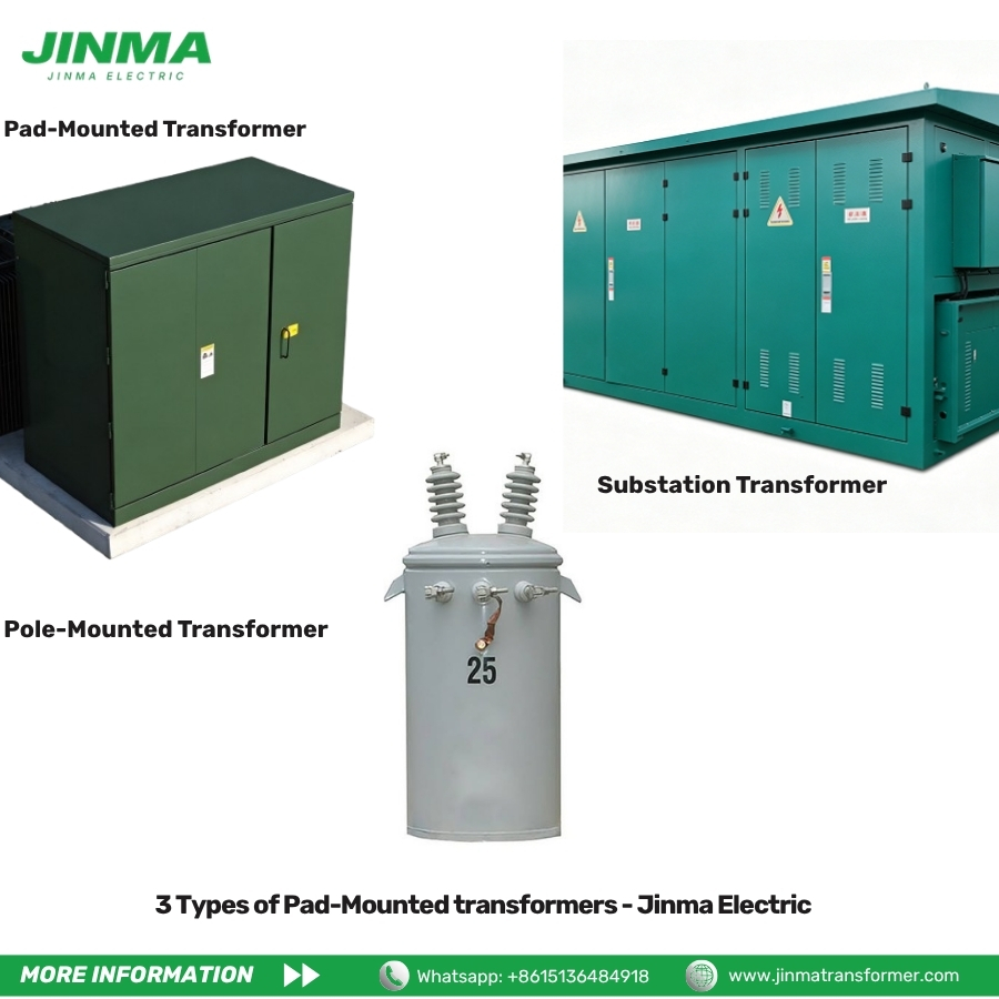 3 Types of Pad-Mounted transformers