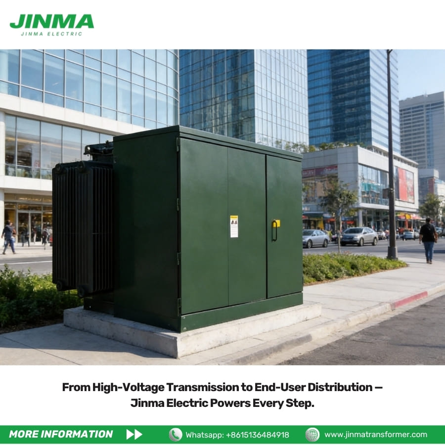 Pad-Mounted transformers used in newly-built residential districts