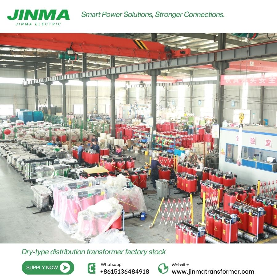 Dry-type distribution transformer direct factory stock