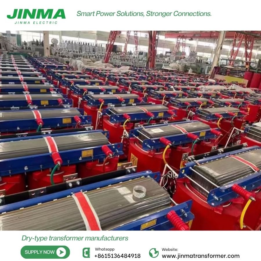 Dry-type distribution transformer factory stock